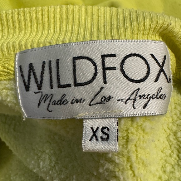 Wildfox Bright Yellow Psychic Sweatshirt - Picture 4 of 4